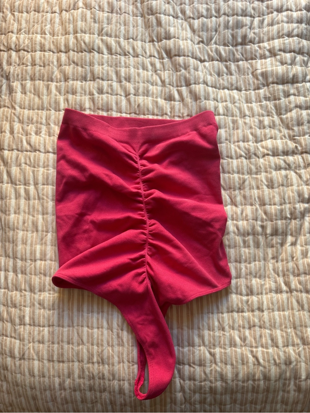 Ruched Pink Women’s Bodysuit